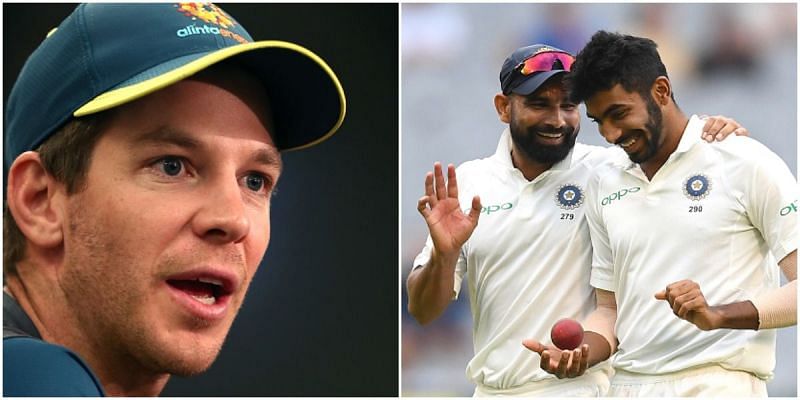 Tim Paine has extolled the highest praise on the Indian bowlers