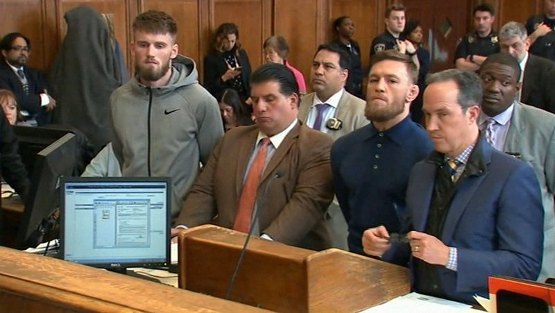 Conor McGregor in court