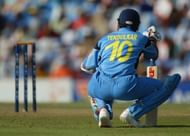 Sachin during the game against Pakistan
