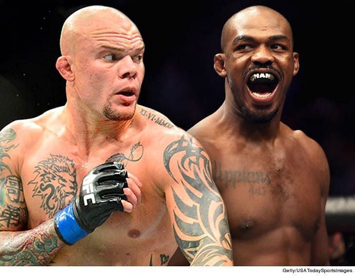 Anthony Smith (left) and Jon Jones (right)