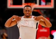 Action from Chicago Bulls v Atlanta Hawks game