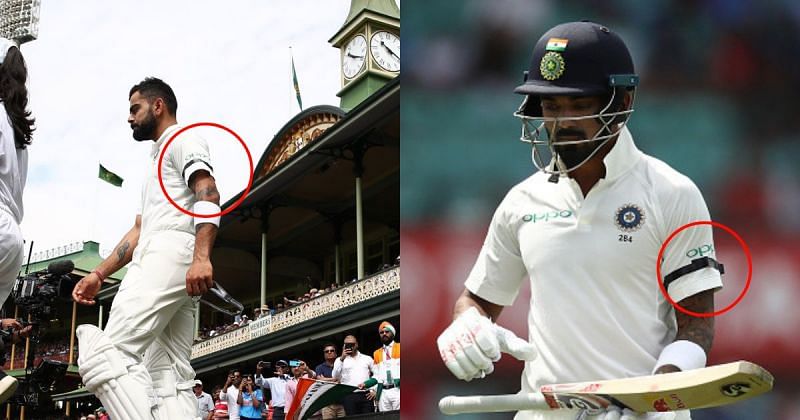 Players from both India and Australia are wearing black armbands today