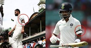 Why players from both India and Australia are wearing black armbands