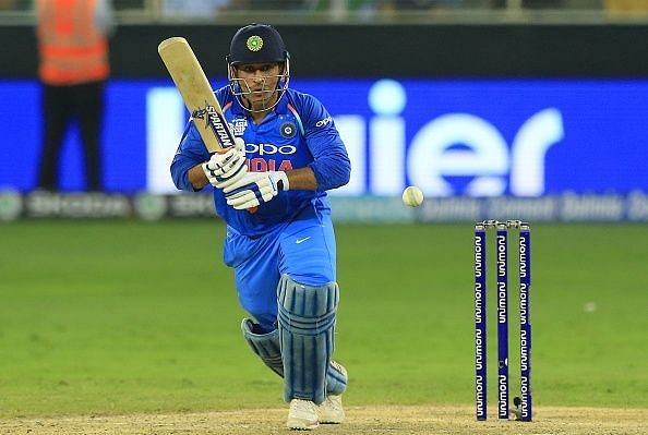 MS Dhoni brought up his 10,000th ODI run for India