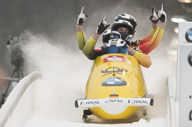 Friedrich wins 4-man race, Germany remains perfect on season