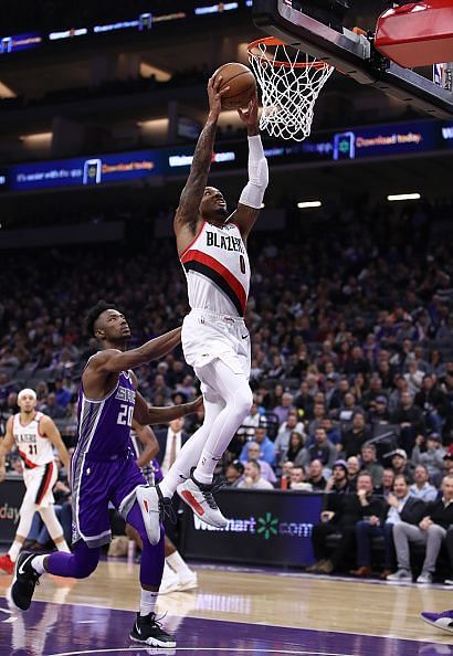 Damian Lillard has been leading the Blazers from the front this season