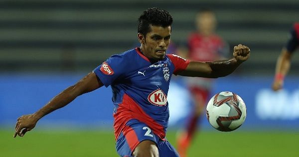 Rahul Bheke of Bengaluru FC was left out of the Asian Cup squad