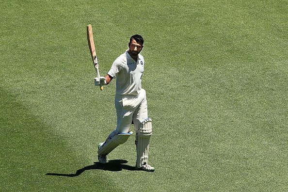 Cheteshwar Pujara scored an unbeaten century to propel Saurashtra to the final