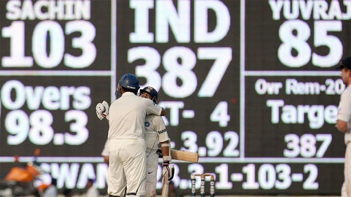 Sachin has 5 Test Centuries at Chepauk