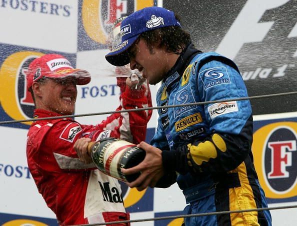 Two of F1&#039;s true greats battled spectacularly at Suzuka in 2005.