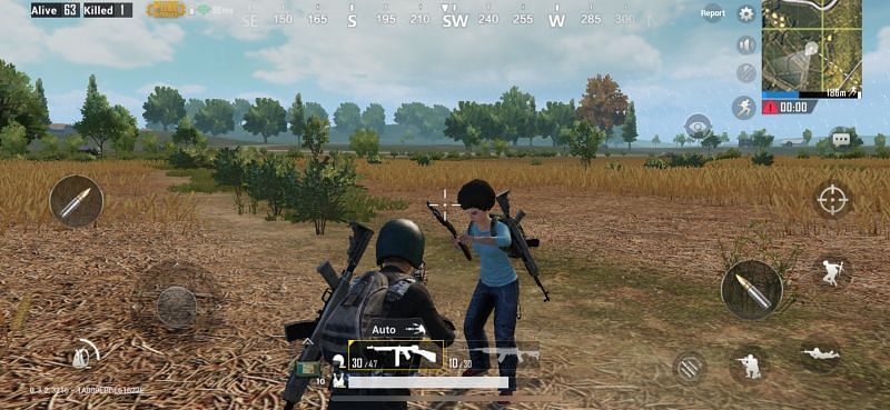 shoot in pubg mobile pc