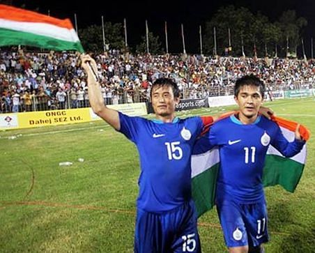 Sunil Chhetri has played less number of international matches than Bhaichung Bhutia as per AIFF