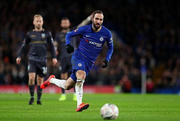 Higuain couldn&#039;t cap off his debut with a goal for Chelsea