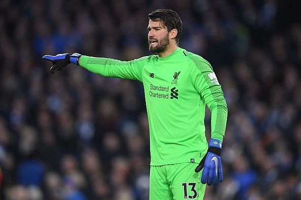 Alisson has been impressive between the sticks for Liverpool this season