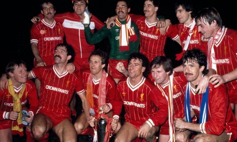 Liverpool after their 1984 triumph