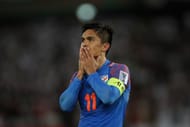 Chhetri had a couple of gilt-edged chances in the first-half