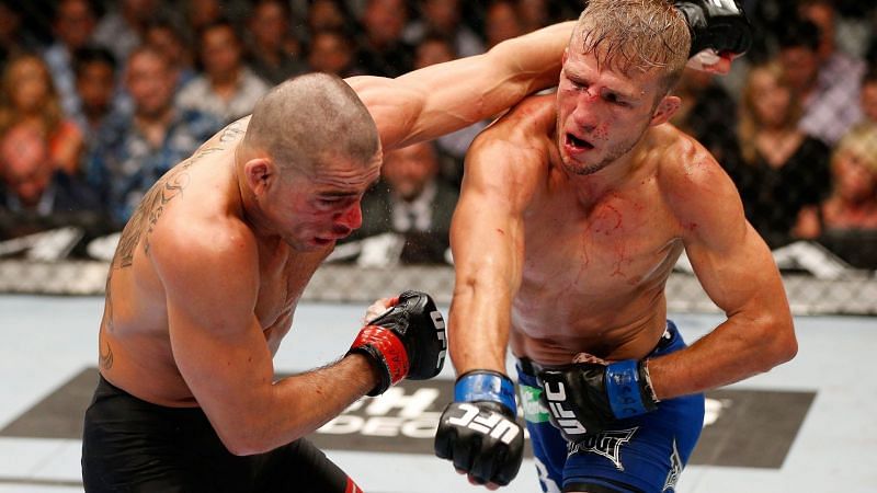 Dillashaw would put on one of the most one-sided performances in UFC history, destroying Barao and finishing him the fifth round