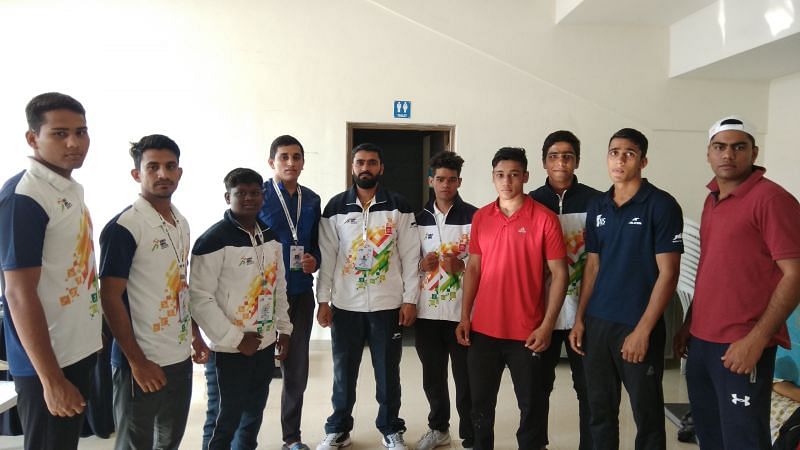 Daman and Diu boxing contingent at Khelo India Youth Games