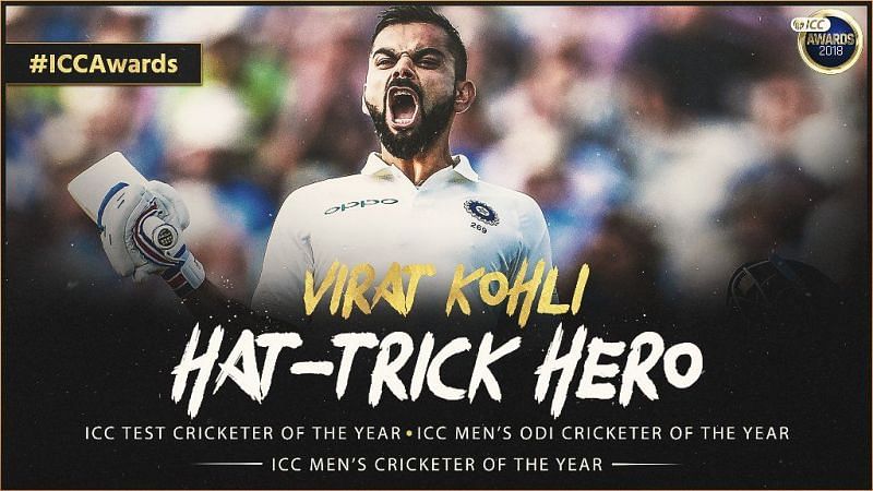 ICC cricketer of the year 2018