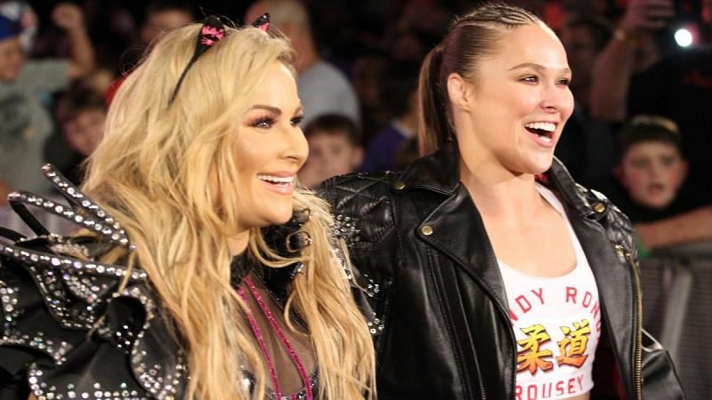 Natalya and Ronda Rousey