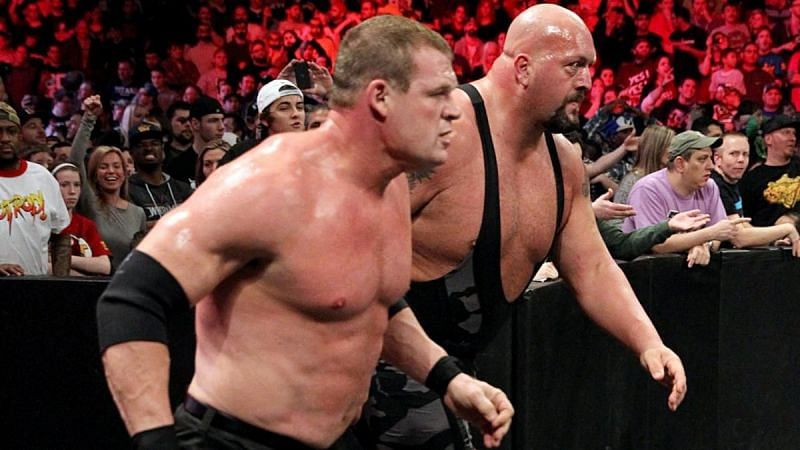 Kane and Big Show on their way to back into the 2015 Royal Rumble to attack Roman Reigns