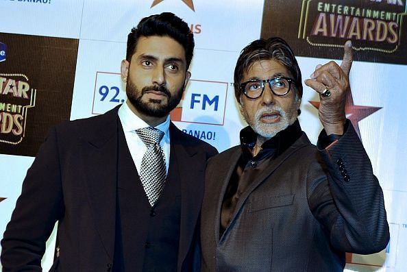 Abhishek Bachchan and Amitabh Bachchan