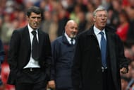 Keane (L) and Ferguson (R) did not part ways on the best of terms