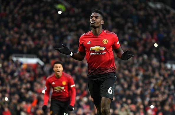 The first goal came from a penalty earned by Paul Pogba