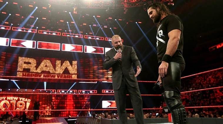 Triple H came out and confronted Seth Rollins accusing him to have 