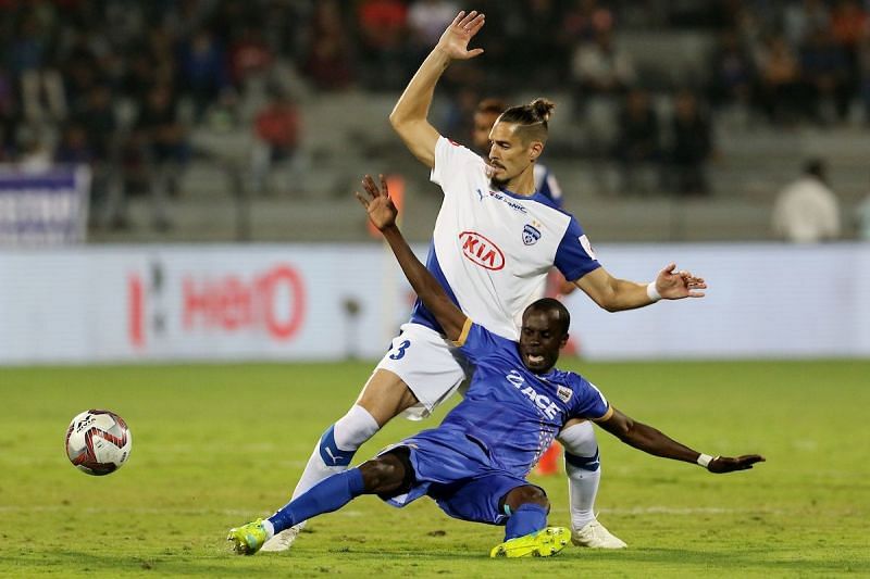 Modou Sougou was a constant threat to the Bengaluru defence