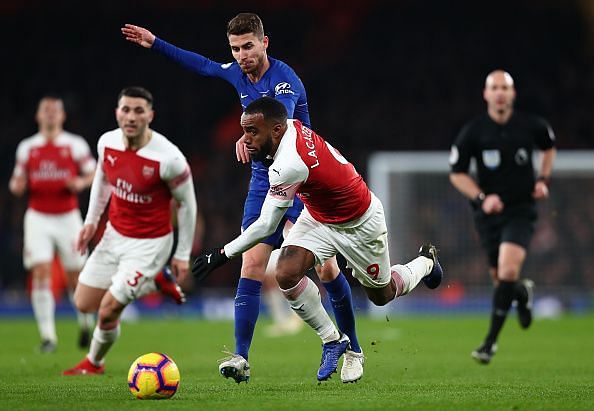 Lacazette opened the scoring in Arsenal&#039;s 2-0 win over Chelsea