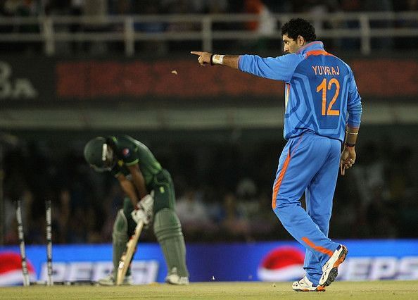 Yuvraj Singh picked up 15 wickets in the 2011 World Cup.