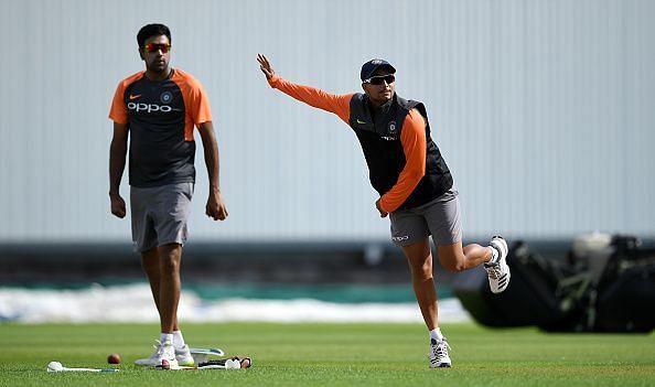 R Ashwin was seen bowling in the nets ahead of the fourth Test