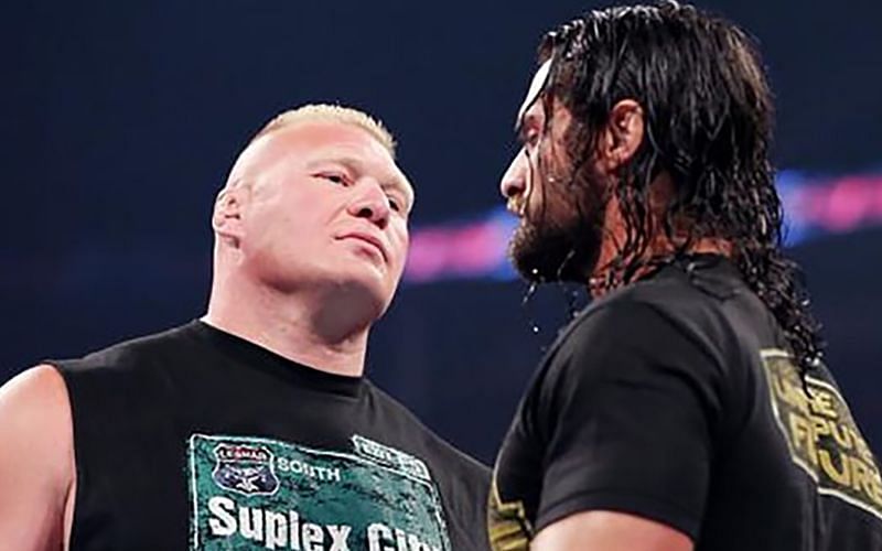 Brock Lesnar vs Seth Rollins