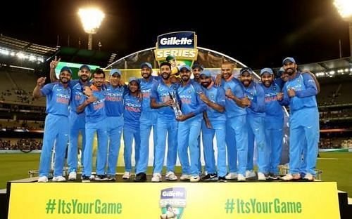 India won the series against Australia