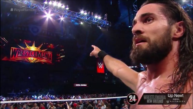 Rollins stamped his ticket to the main event of WrestleMania 35 by winning the Royal Rumble.