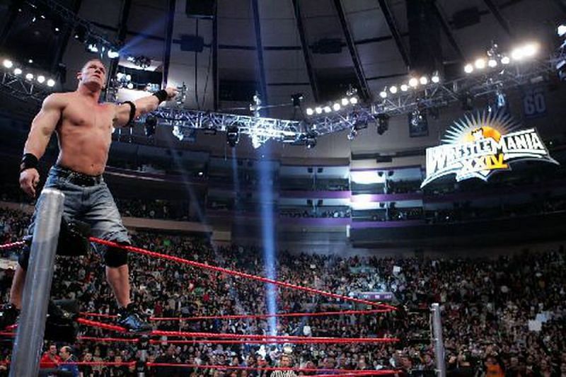 John Cena shocked the world by winning the 2008 Royal Rumble match