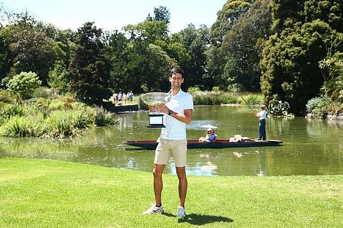 2019 Australian Open Trophy Presentation