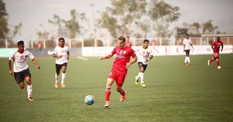 Mahmoud Al Amna during his stay at Aizawl FC