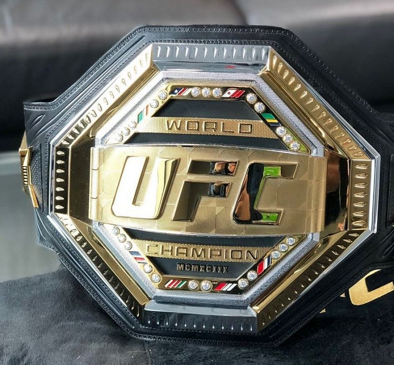 The new UFC belt design