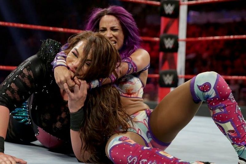 Sasha Bank is an extremely talented wrestler and has enough tricks in her bag