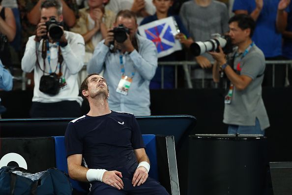 Murray takes a moment to ponder after his first round loss