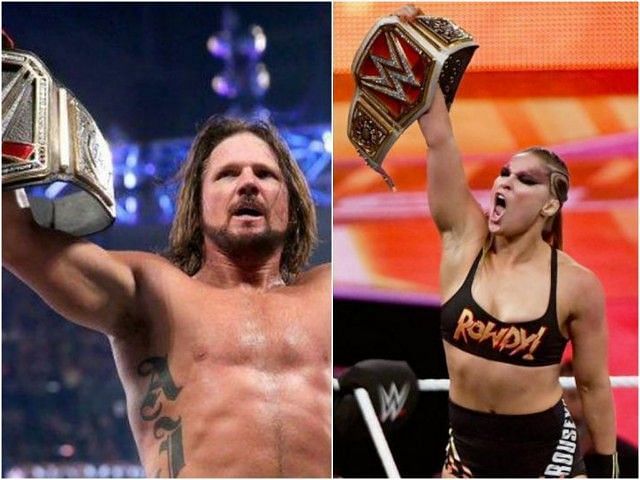 Will AJ Styles and Ronda Rousey stay with WWE following WrestleMania 35?