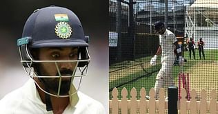 KL Rahul seen practising at the SCG nets minutes after he got out