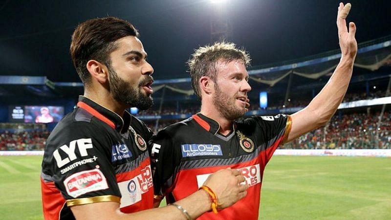 Kohli and AB de Villiers