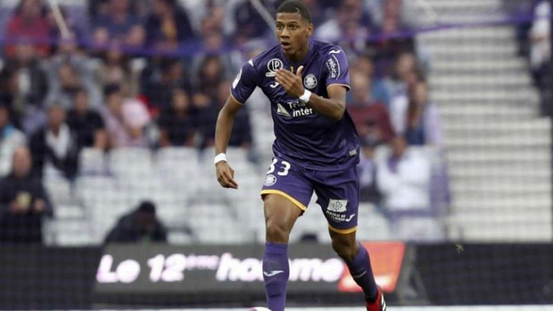Jean-Clair Todibo looks on during a match