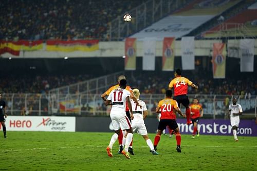 In the first Kolkata Derby of the Hero I-League 2018-19 season, Quess East Bengal beat Mohun Bagan 3-2