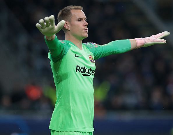 Ter Stegen will be influential between the sticks