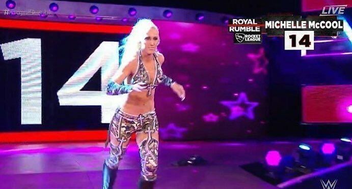 Michelle McCool made her comeback at the 2018 Women&#039;s Royal Rumble