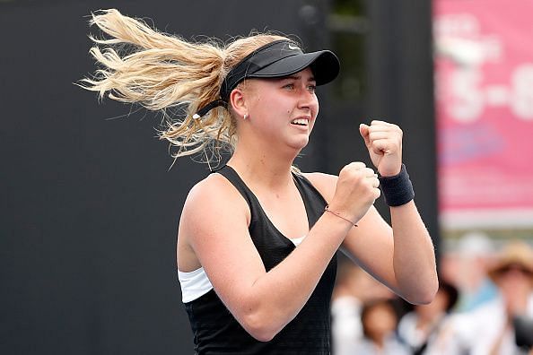 2019 Australian Open - Day 2 - Anastasia Potapova from Russia